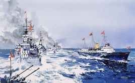 HMY BRITANNIA WITH THE MEDITERRANEAN FLEET, 2nd  M