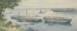 DEVONPORT, THE HAMOAZE AND HMS DEFIANCE OFF WEARDE