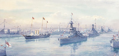 FLEET REVIEW 1937  THE CORONATION REVIEW OF KING GEORGE VI