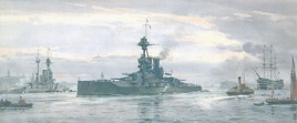 HMS IRON DUKE, HMS VICTORY AND HMS QUEEN ELIZABETH