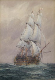 HMS VICTORY AT SEA