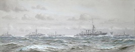 HMS DELHI , HMS DAUNTLES, HMS DANAE, HMS DRAGON an