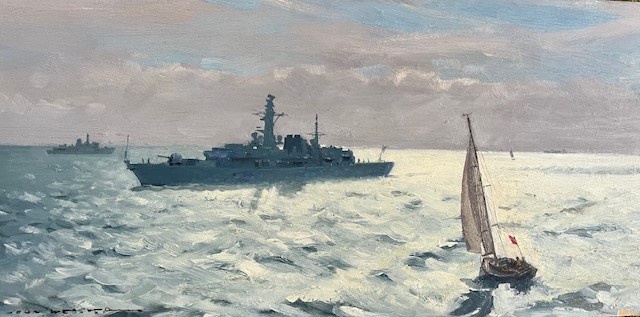 Type 23 Frigate Returns from Sea.. Vice Adm Sir John Webster FRSA