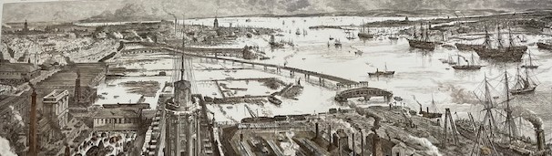 A BIRDSEYE VIEW OF PLYMOUTH HARBOUR