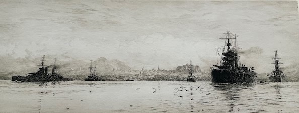 CAPTAL SHIPS IN FIRTH OF FORTH